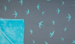 Happy Fleece Pipe Swallow Grey - Main - 103418