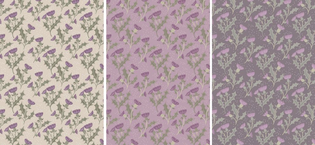 A Walk In The Glen Thistle Fabric From Lewis And Irene
