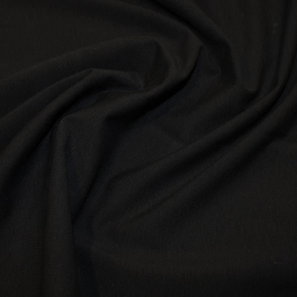 black jersey fabric