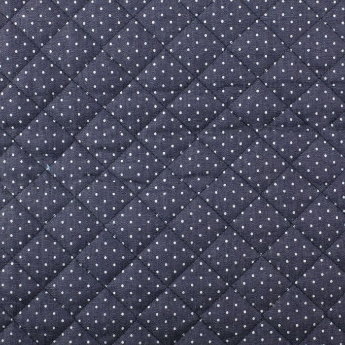 quilted denim fabric