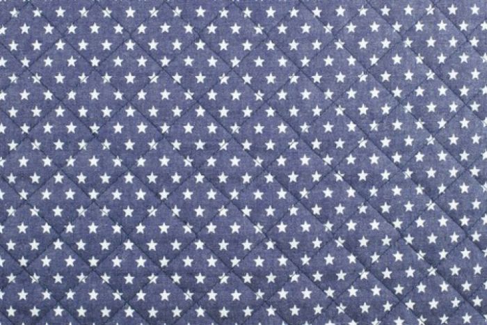 quilted denim fabric