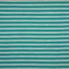 Ribbed Jersey Fabric | 1cm Stripe Teal