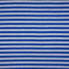 Ribbed Jersey Fabric | 1cm Stripe Royal
