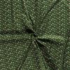 Stitch It, Christmas Metallic Fabric | Festive Gingerbread Man Green
