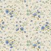 Tilda 108'' Wideback Fabric | Ellie Floral - Blue/Teal