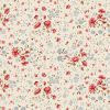 Tilda 108'' Wideback Fabric | Ellie Floral - Red/Slate