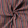 Aztec Jacquard Stripe Fabric | Check Rainbow