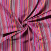 Aztec Jacquard Stripe Fabric | Passionate Pink