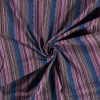 Vibrant Jacquard Stripe Fabric | Stormy Skies