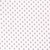 Cotton Print Fabric | Nautical Anchors White