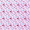 Cotton Print Fabric | Nautical Fun Happy Fish Pale Pink