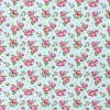 Cotton Print Fabric | Floral Burst Mint