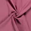 Double Gauze Fabric | Plain Dark Pink