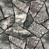 Super Soft Animal Print Fabric | Patchwork Silver