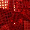 6mm Sequin Fabric | Red