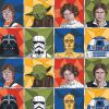 Licensed Cotton Fabric | Starwars - Stained Glass Portraits