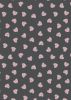Jubilee Fabric | Union Jack Hearts Black