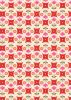 Flower Child Fabric | Fab Floral Circles Red