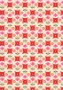 Flower Child Fabric | Fab Floral Circles Red