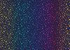 Over The Rainbow Fabric | Rainbow Sparkles Black