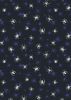 Haunted House Fabric | Glow In The Dark Spiders Black