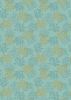 Moontide Fabric | Octopus Gold Metallic Green