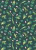 On The Lake Fabric | Frogs Dark Green Lake