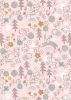 Lewis & Irene Bella Bunny & Bear Fabric | Bella & Bear Pink