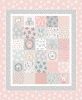 Lewis & Irene Bella Bunny & Bear Fabric | Bella Bunny & Bear Cot Quilt Pink