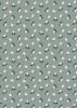 Lewis & Irene Folk Floral Fabric | Little Flowers Iced Sage