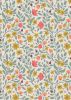 Lewis & Irene Folk Floral Fabric | All Over Cream