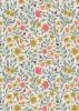 Lewis & Irene Folk Floral Fabric | All Over Cream