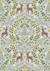Noel Metallic Christmas Fabric | Reindeer Grey