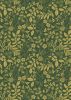 Noel Metallic Christmas Fabric | Holly Green