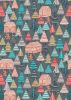 Gingerbread Season Fabric | Forest Grey