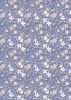 Heart Of Summer Fabric | Sweet Meadow Dark Hyacinth