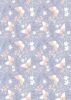 Heart Of Summer Fabric | Butterfly Dance Lilac Grey
