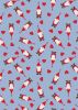 Tomtens Village Fabric | Tomten & Hearts Blue