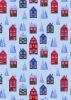 Tomtens Village Fabric | Village Blue