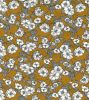 Cotton Print Fabric | Full Floral Ochre