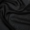 Chiffon Dress Fabric - Cationic | Black