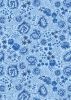 Teatime Lewis & Irene Fabric | Floral China Blue