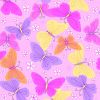 American Touch Flannel | Pink & Purple Butterflies