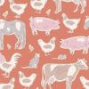 Tiny Farm Tilda Fabric | Farm Animals Ginger