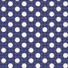 Tilda Medium Dots Classic Fabric | Night Blue