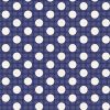 Tilda Medium Dots Classic Fabric | Night Blue