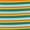 Jolly Frog Cotton Fabric | Stripe Blue