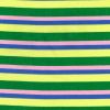 Jolly Frog Cotton Fabric | Stripe Green
