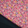 Soft Shell Fleece Fabric | Flowers Pink