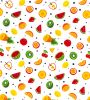 Cotton Print Fabric | Fruit Tasties White